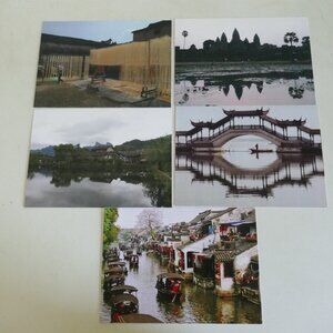 Asian Vistas postcards, set of 5